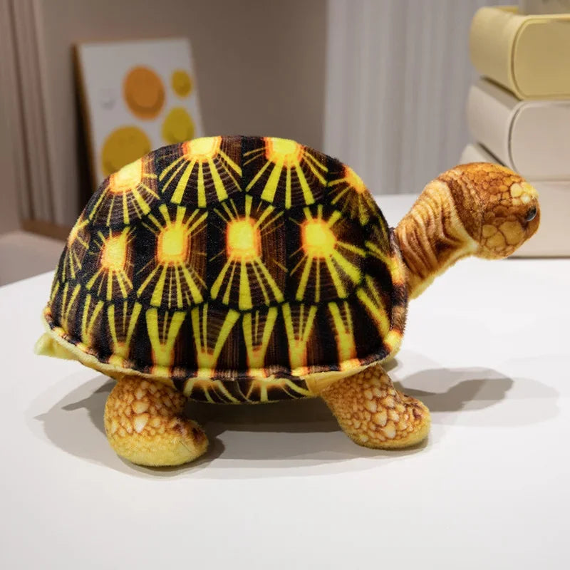 Soft Realistic Turtle Plush with Lifelike Shell Design - Image 5