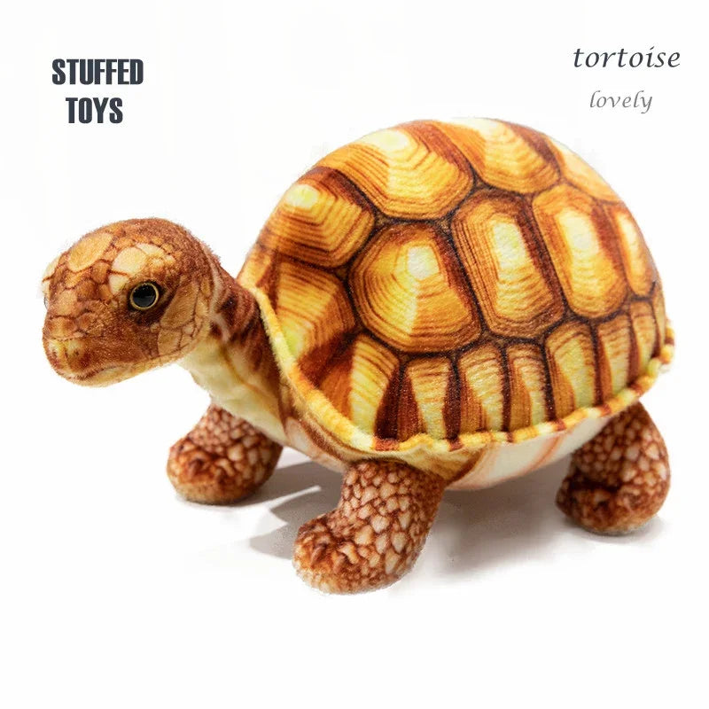 Soft Realistic Turtle Plush with Lifelike Shell Design - Image 7