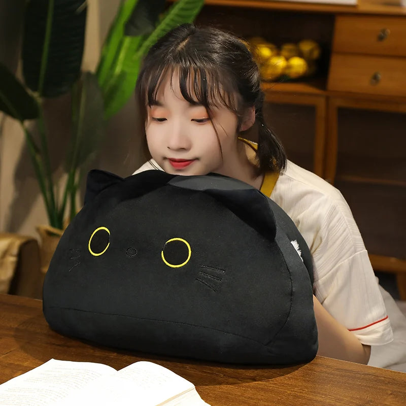 Kawaii Black Cat Plush Hand Warmer Pillow - Image 5