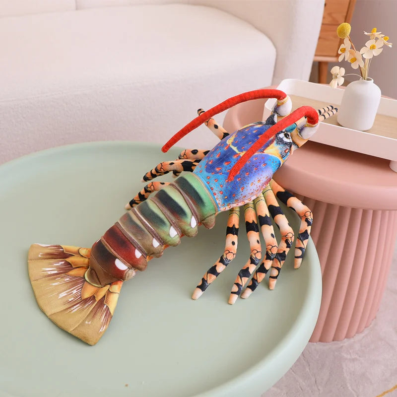 Vibrant Orange Lobster Plush Toy - Image 6