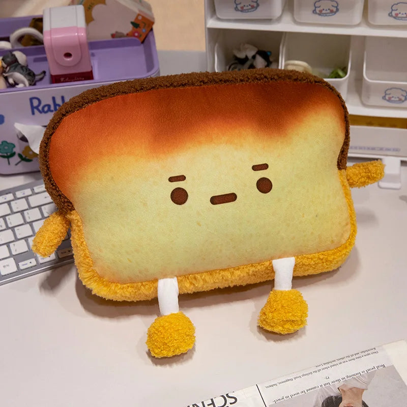 Cute Assorted Toasted Bread Plush Pillow Set - Image 2