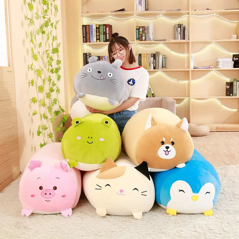 Kawaii Squishy Animal Plush Pillow