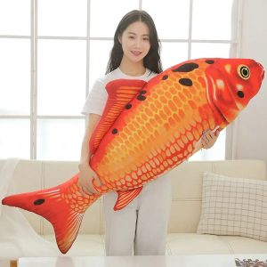 Oversized Realistic Goldfish Plush Toy