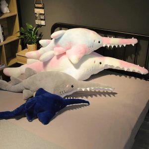 Soft Pastel Tie-Dye Sawfish Plush